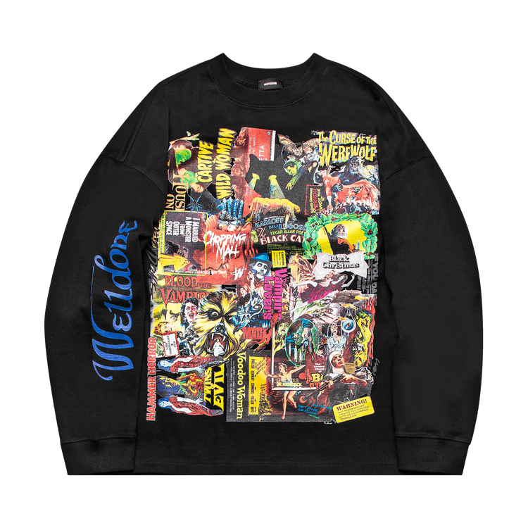 We11done Horror Collage Top "Black"