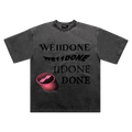 We11done Washed Logo T-Shirt "Charcoal"