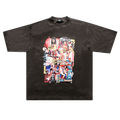 We11done New Movie Collage T-Shirt "Charcoal"
