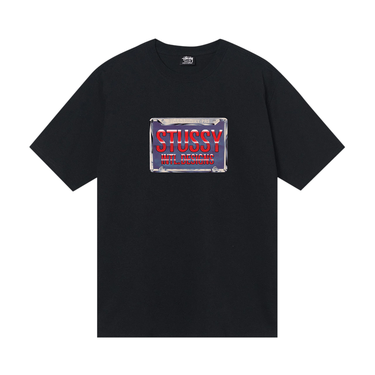 Stussy Plates Tee "Black"