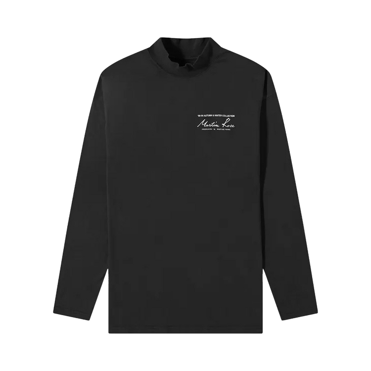 Martine Rose Funnel Neck T-Shirt "Black"