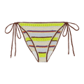 Ganni Crochet String Bikini Briefs "Multicolour"