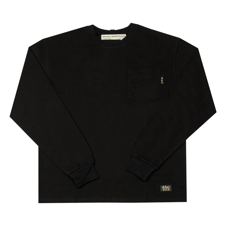 Advisory Board Crystals Long-Sleeve Pocket Tee "Anthracite"