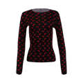 Marine Serre Second Skin Moon Top "All Over Moon Red"
