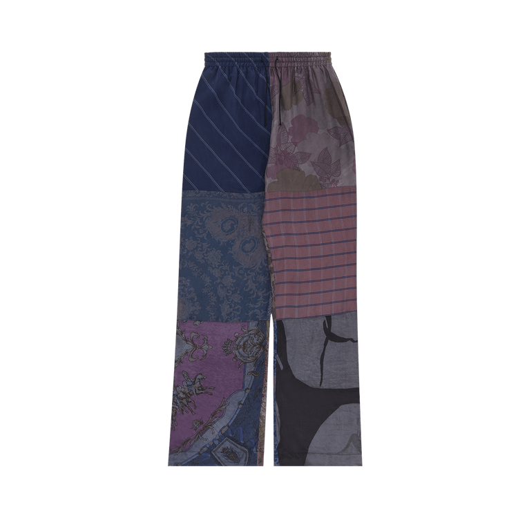 Marine Serre Arthropoda Silk Scarves Lounge Pants "Grey"