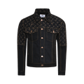 Marine Serre Moon Denim Jacket "All Over Moon Black"