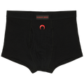 Marine Serre Organic Cotton Ribbed Boxers "Black"