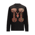 2 Moncler Typography Motif T-Shirt "Black"