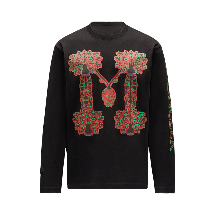 2 Moncler Typography Motif T-Shirt "Black"
