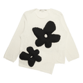 Comme des Garçons Stuffed Flower Sweater "White"