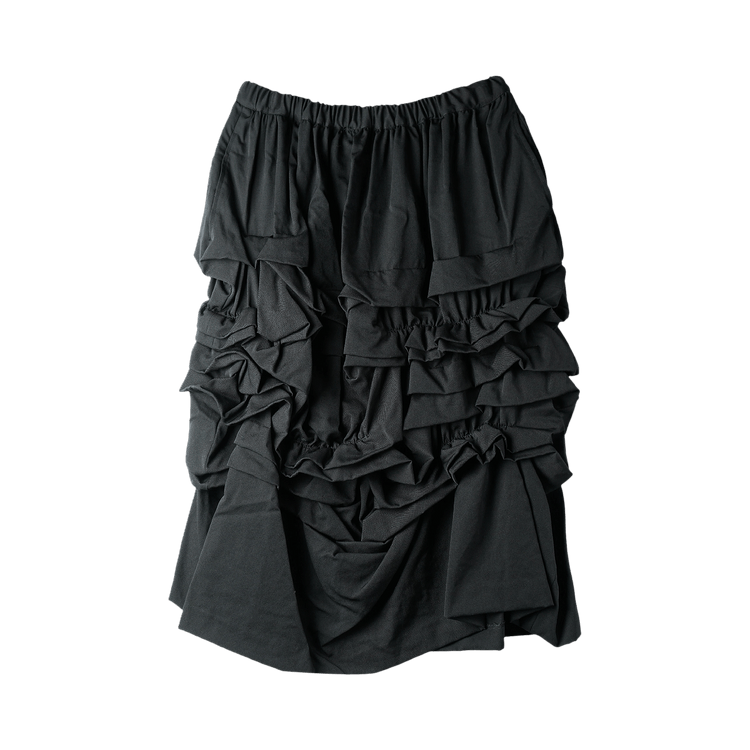 Comme des Garçons Gathered Detail Skirt "Black"
