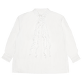 Tao Comme des Garçons Ruffle Applique Blouse "White"