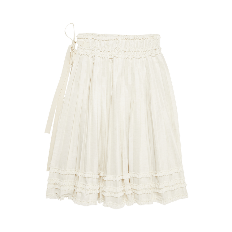 Tao Comme des Garçons Ruffle Skirt "Natural"