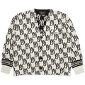 We11done Enlarged Jacquard Cardigan "Ivory"