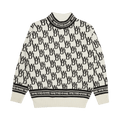 We11done All Over Logo Jumper "Ivory"