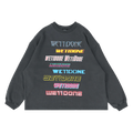 We11done Front Logo Sweatshirt "Charcoal"