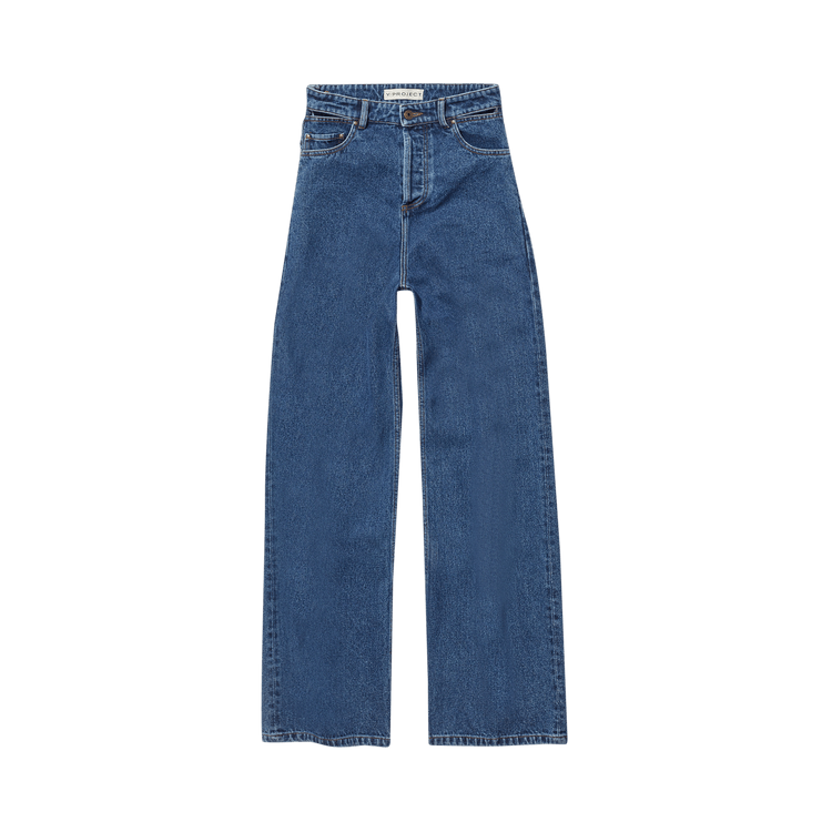 Y/Project Classic Asymmetric Waist Jeans "Navy"
