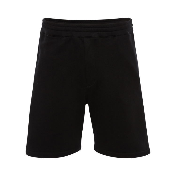 Alexander McQueen Selvedge Logo Tape Detail Shorts "Black"