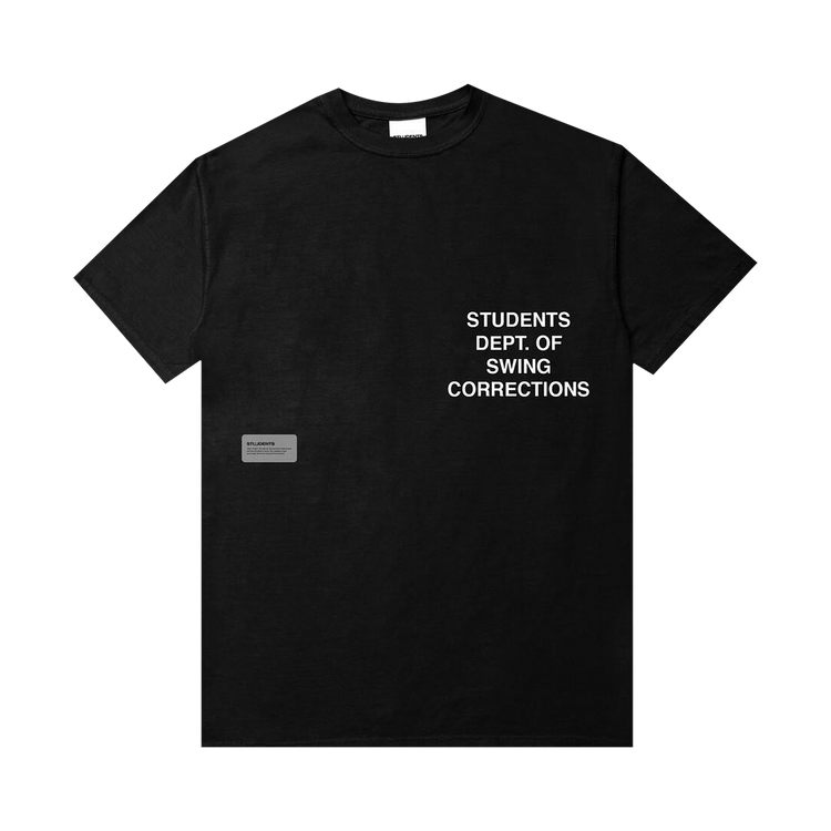 Students Dept Of Swing Corrections Tee "Black"