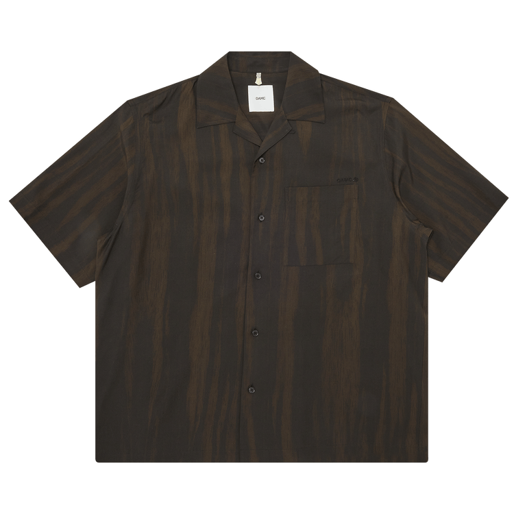 OAMC Woven Kurt Shirt "Dark Wood"