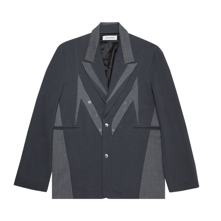 Kiko Kostadinov Balla Tailored Jacket "Charcoal Grey/Vessel Grey"