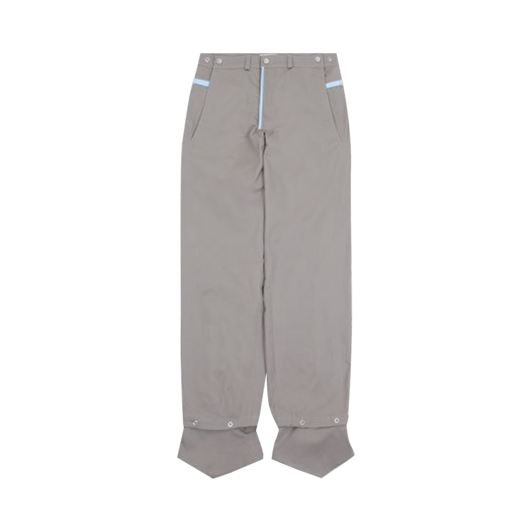 Kiko Kostadinov Haidu Hem Trouser "Grey Pebble/Still Blue"