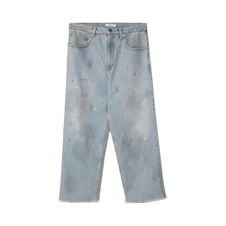 ERL Woven Cropped Jeans "Light Blue"