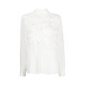 Comme des Garçons Ruffle Beige Shirt "Beige"