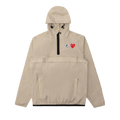 Comme des Garçons PLAY x K Way Half Zip Jacket "Beige"