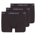 Versace Logo Trunks Tri-Pack "Black"