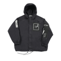 Cav Empt Patched Zip Hood Jacket "Black"