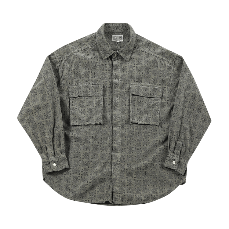 Cav Empt Overdye LSI Cord Shirt "Grey"