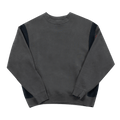 Cav Empt Overdye Side Mesh Crewneck "Charcoal"