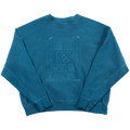 Cav Empt Overdye Imaginary Needs Crewneck "Blue"