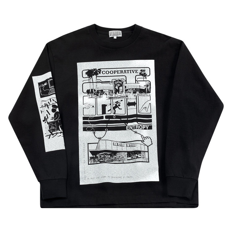 Cav Empt MD Cooperative Entropy Long Sleeve Tee "Black"
