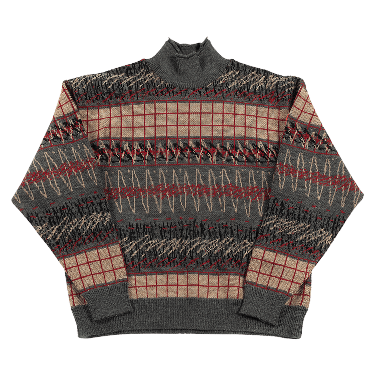 Cav Empt Wave Line Wool Knit "Grey"