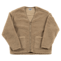 Cav Empt Boa Fleece Zip Up Cardigan "Beige"