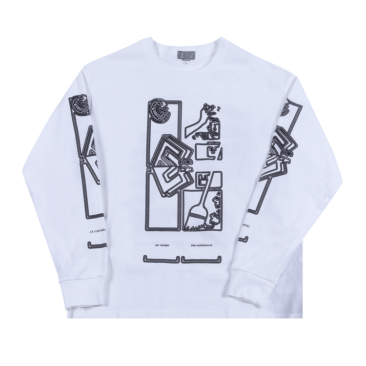 Cav Empt MD Fragments Long-Sleeve Tee "White"