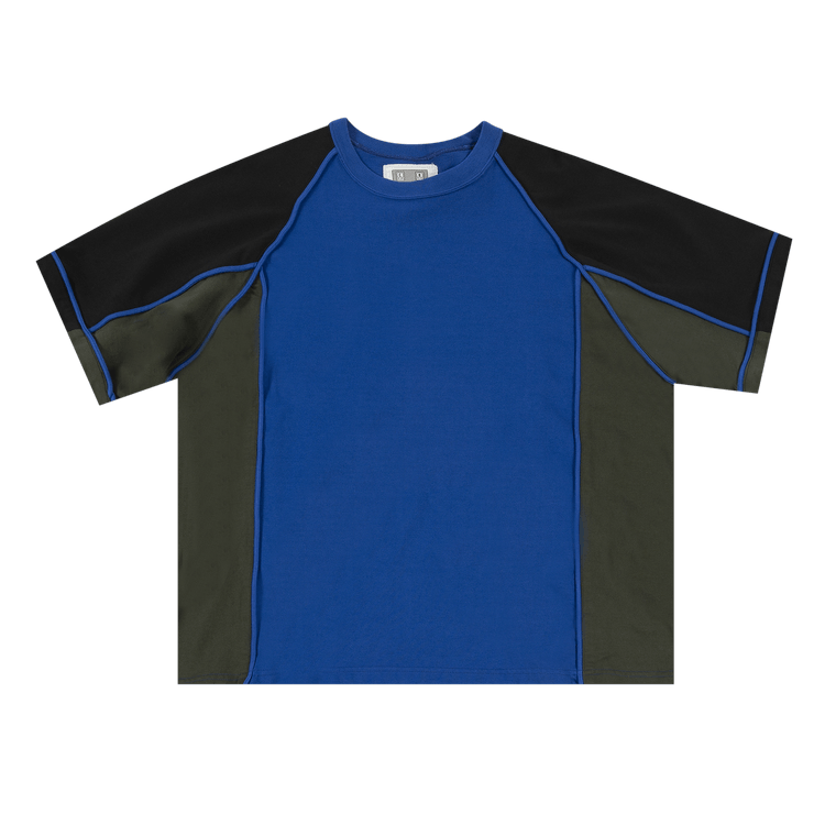 Cav Empt Paneled Heavy Big Tee "Blue"