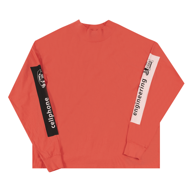Cav Empt Cellphone Engineering Long-Sleeve Tee "Red"