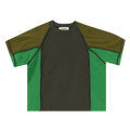 Cav Empt Paneled Heavy Big Tee "Green"