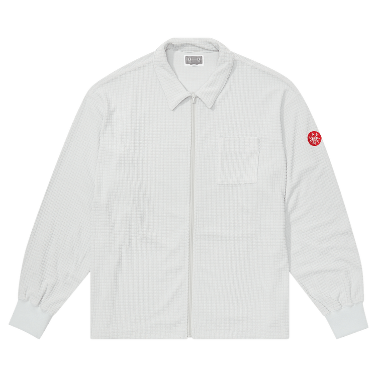 Cav Empt Block Fleece Zip Shirt "Grey"