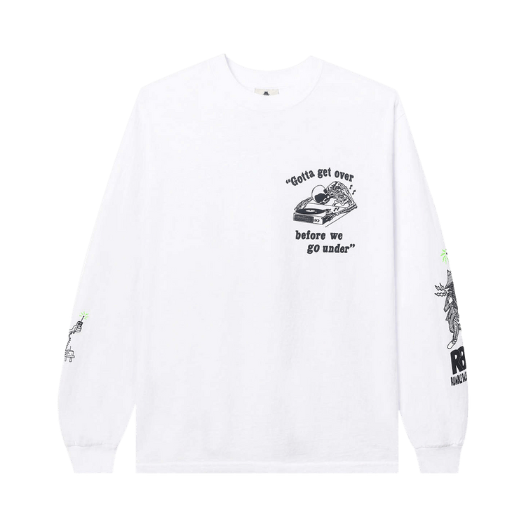 Real Bad Man Turn Up The Bass Detonator Long-Sleeve Tee "White"