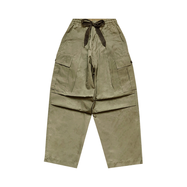 Kapital Fast Dry Twill Easy Jumbo Cargo Pants "Khaki"