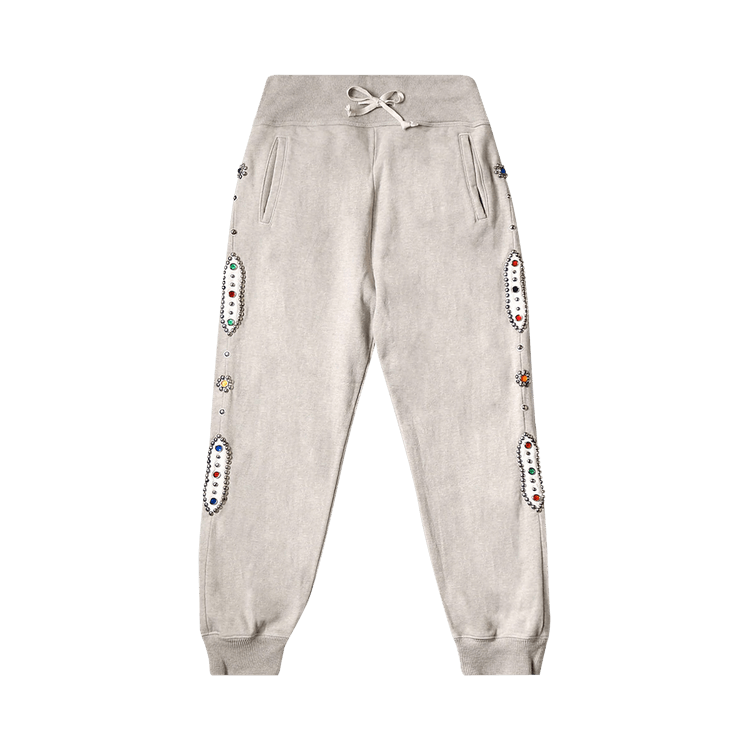 Kapital 12/Grandrelle SWT Knit Pants (Studs Remake) "Ecru"