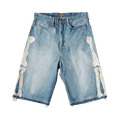 Kapital 14 Oz Denim 5P Shorts (Bone) "Indigo Processing"