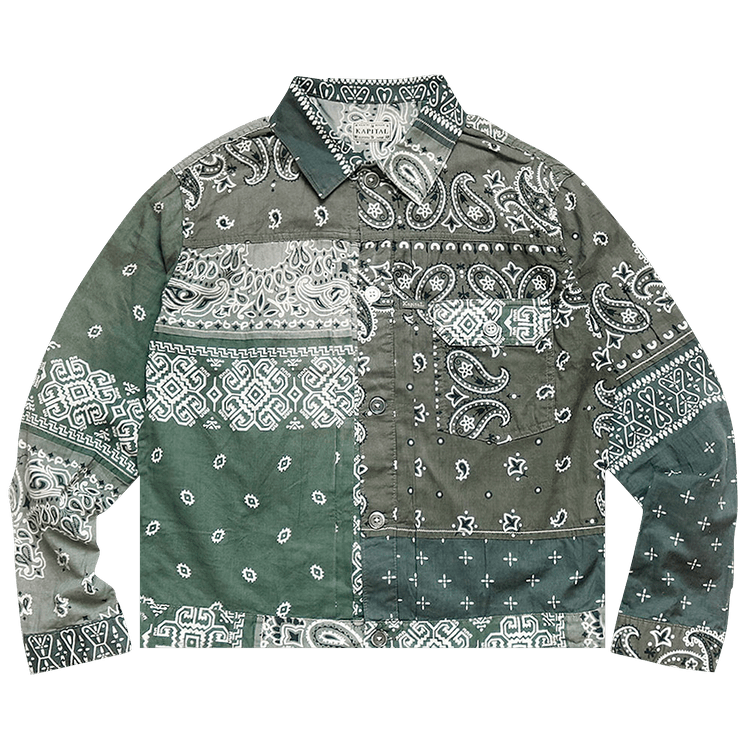 Kapital Bandana Patchwork 1ST JKT "Khaki"