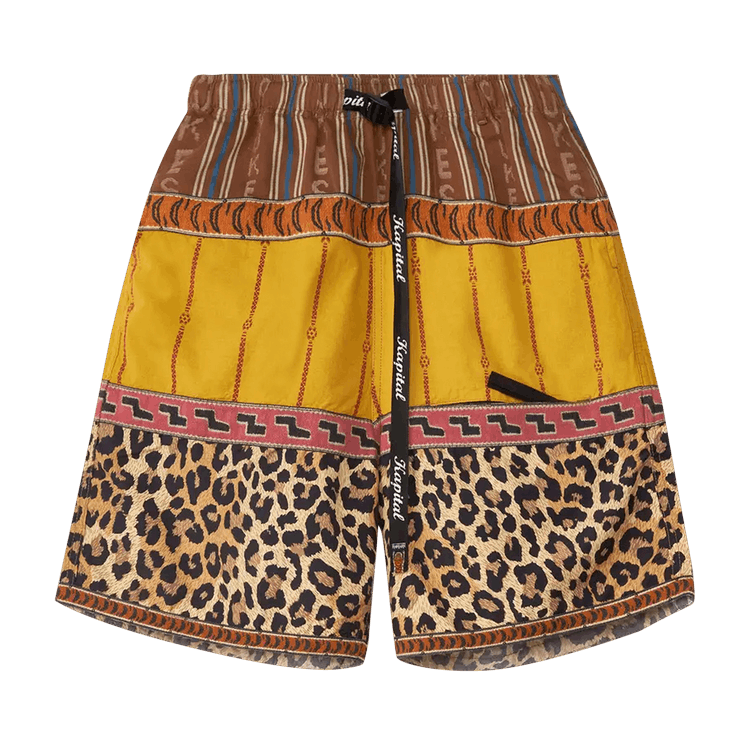 Kapital Crazy Patchwork ECO BAKA Shorts "Yellow"