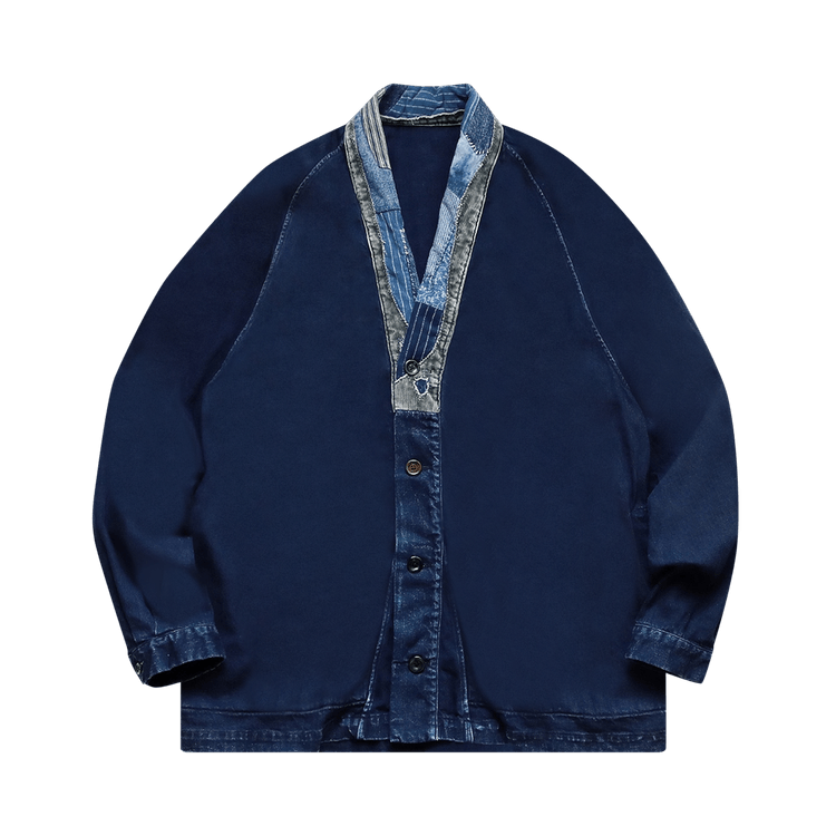 Kapital 8Oz IDGxIDG Tiger Juddbhan Shirt (Dotera) "Indigo"