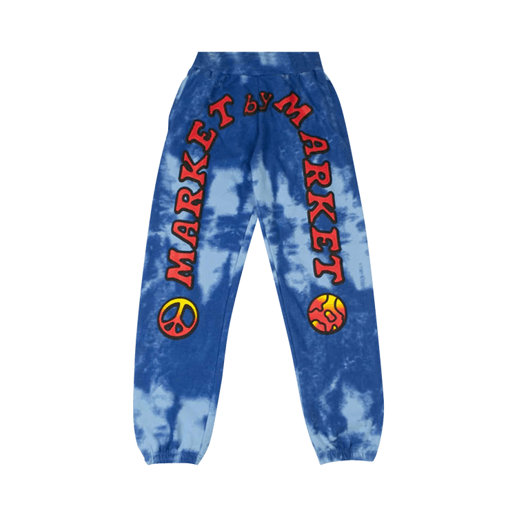 Market Cali Lock Gradient Tie Dye Sweatpants "Blue Tie Dye"